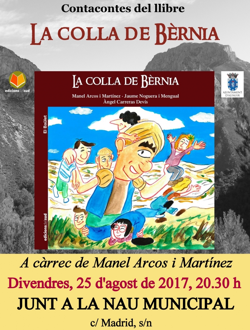 Cuentacuentos en Alfauir de la mano del olivense Manel Arcos el 25 de agosto