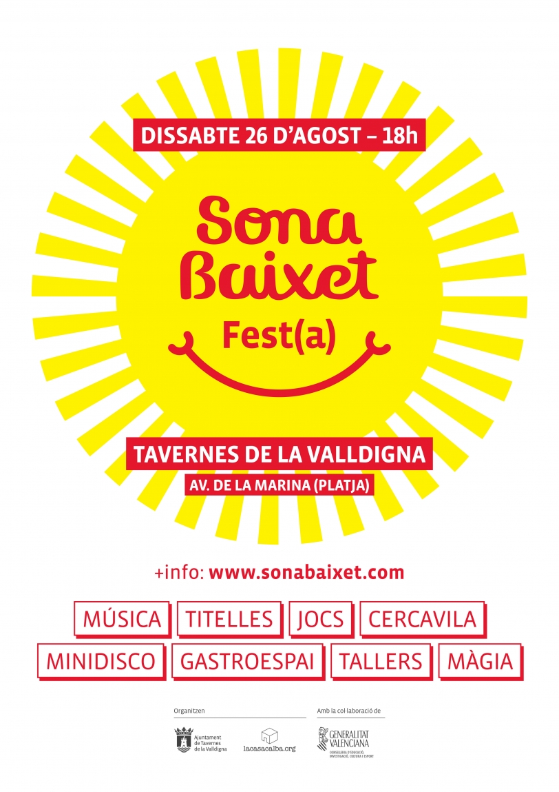 La playa de Tavernes acoge el Sona Baixet Fest(a) el próximo fin de semana