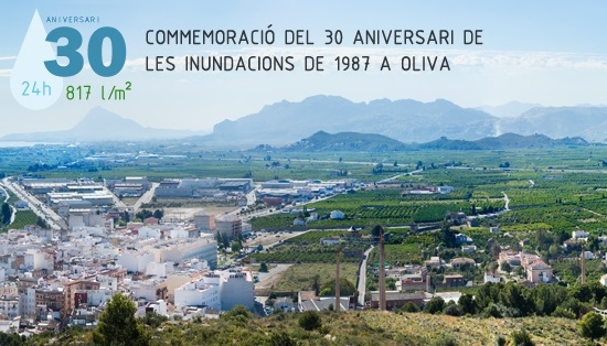 Oliva conmemora el 30 aniversario de las inundaciones en el Teatro Olímpia
