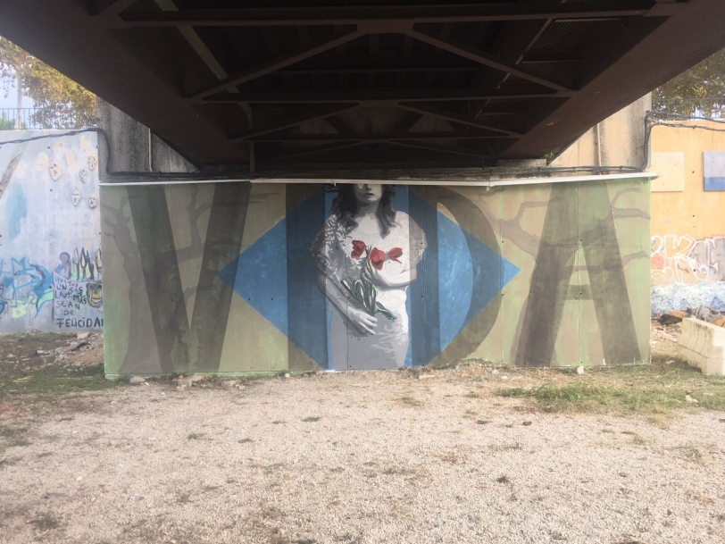 Acabado el primer mural del programa Serpis Urban Art Project