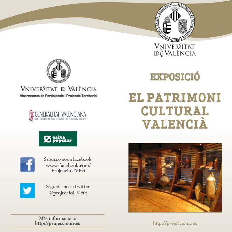  'El patrimonio cultural valenciano', exposición de la UV en Gandia