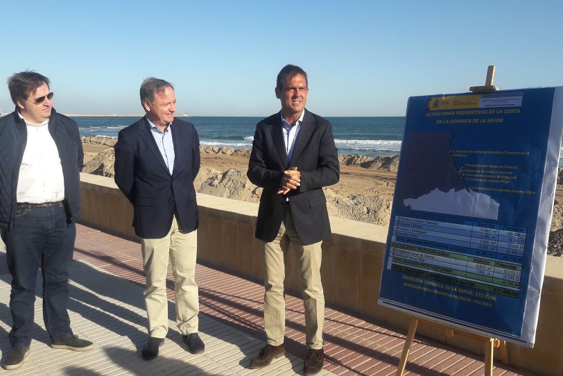 Moragues anuncia 273.000 euros para proteger el litoral de la Safor