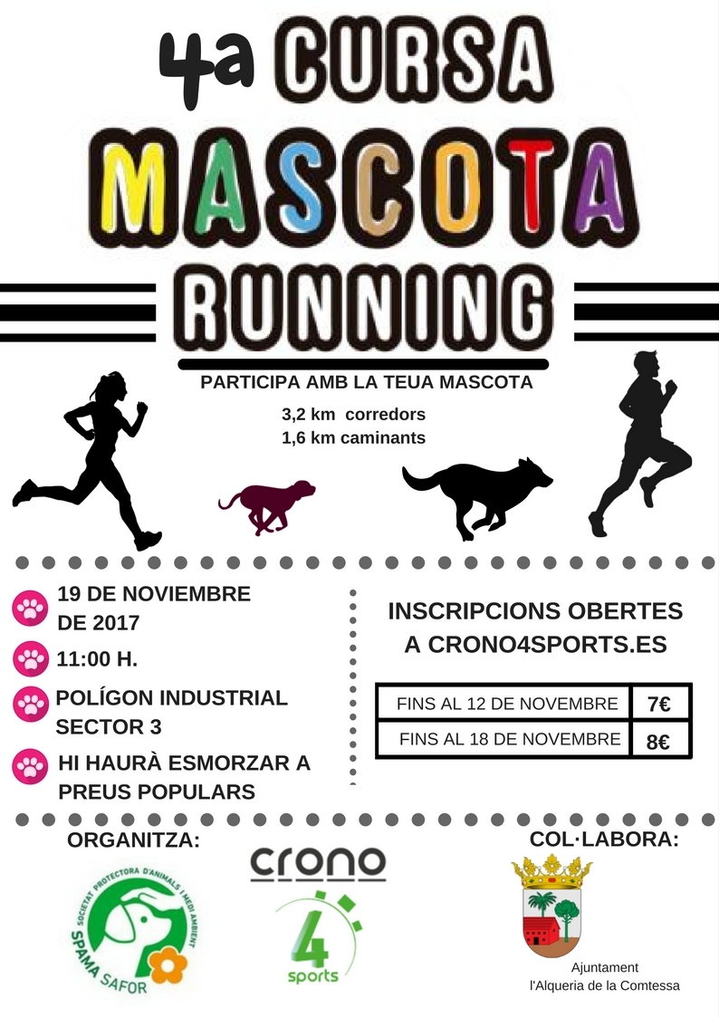 IV Carrera de la Mascota Running en la Alquería de la Comtessa