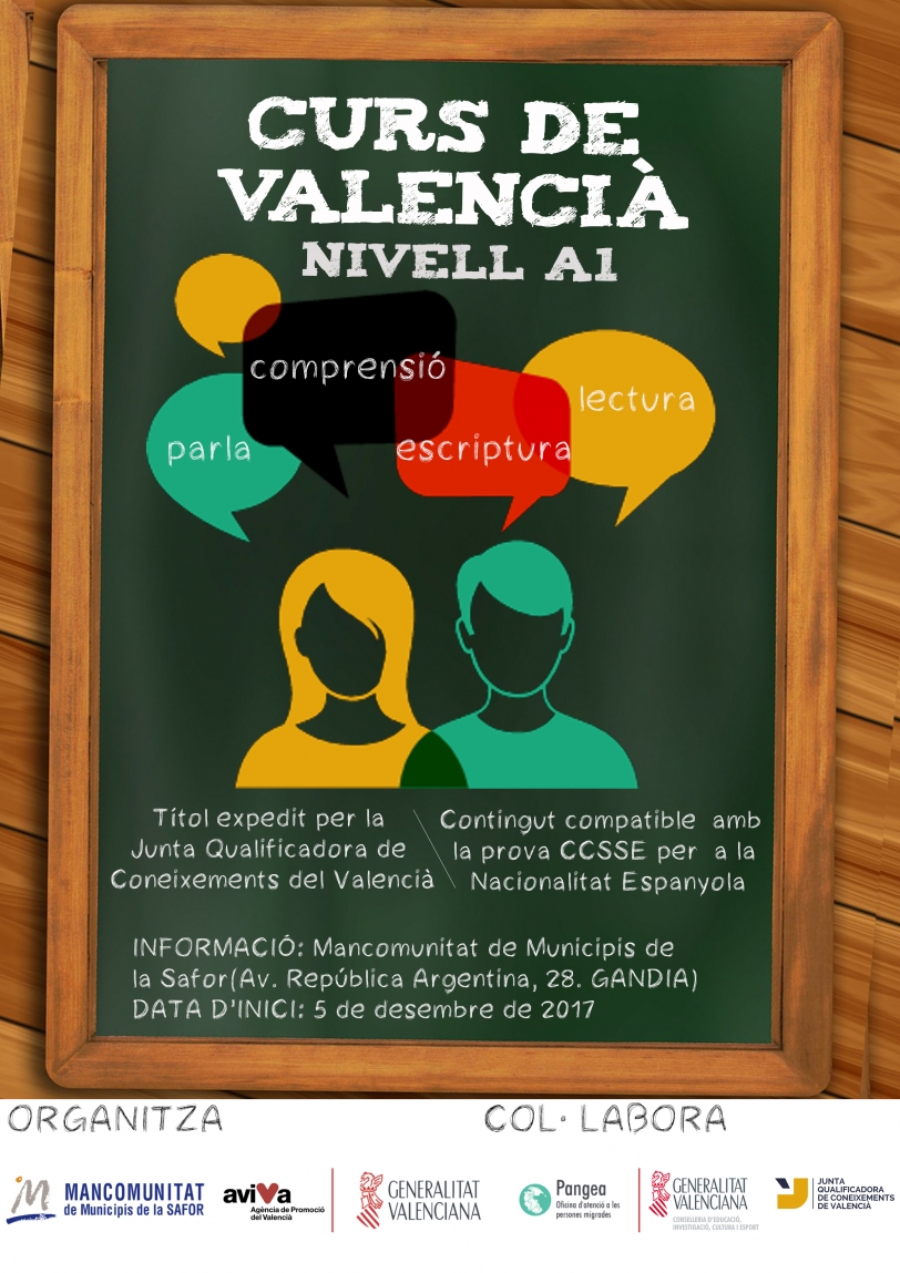 Se inicia un curso de A1 de valenciano de la mano de la Mancomunitat