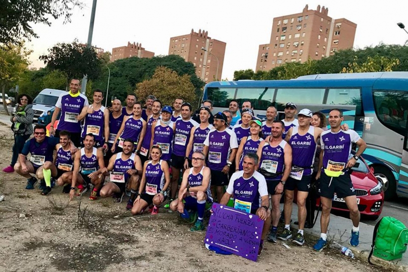 35 atletas del Club de Córrer el Garbí concluyen la Matarón de València
