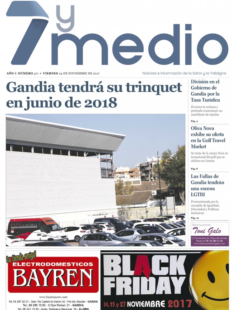 El periódico gratuito líder en la Safor, 7 y Medio, ya ha salido a la calle