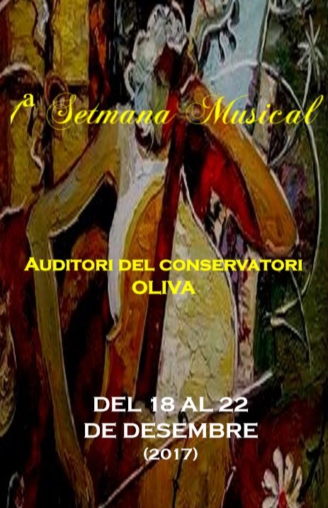 1ª Semana Musical en el Auditorio del Conservatorio de Oliva