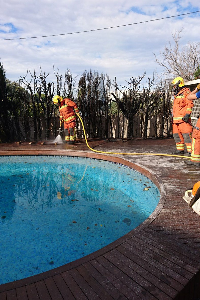 La Policía Nacional detiene a un vecino de Gandia por causar un incendio