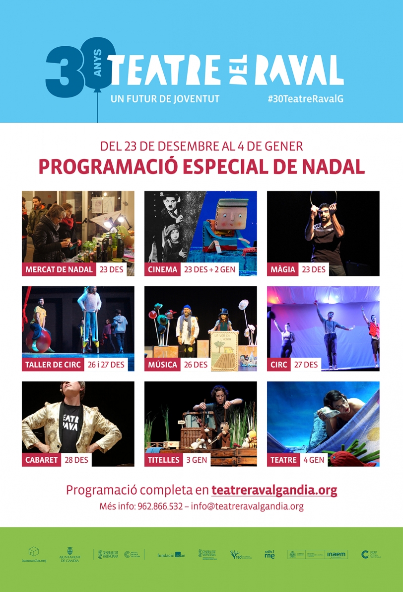 El Teatro el Raval presenta una programación especial de Navidad