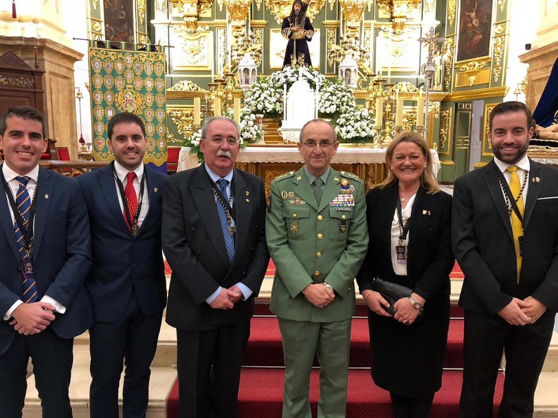 El Yacente de Gandia con las Hermandades Cristianas y Legionarias de España