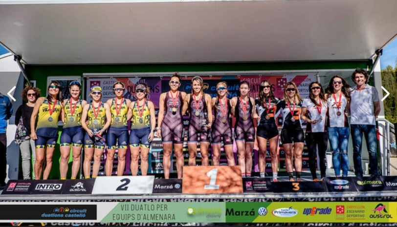 El club Tutriatlon consigue su primer podio por equipos del año