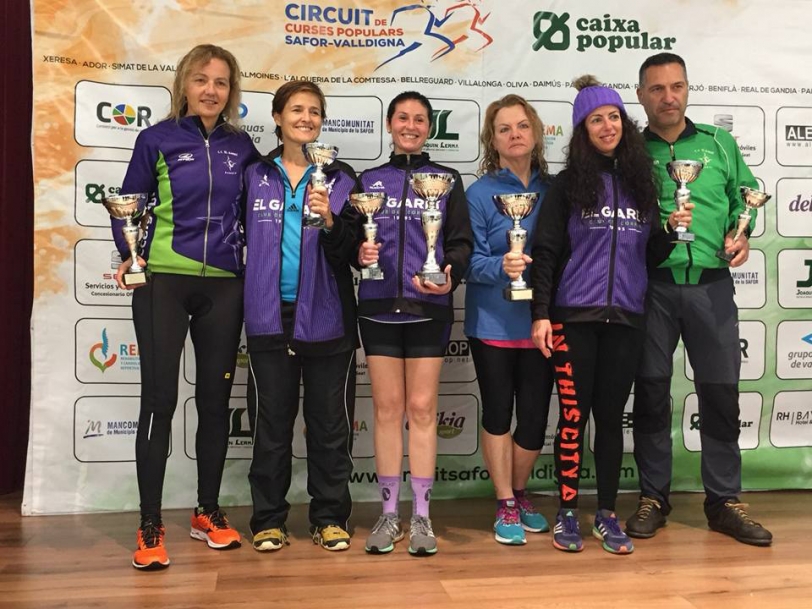 Corredores del CC El Garbí participaron en diversas jornadas deportivas