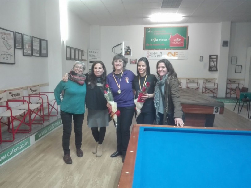 Susana Riera, campeona autonómica de billar femenino