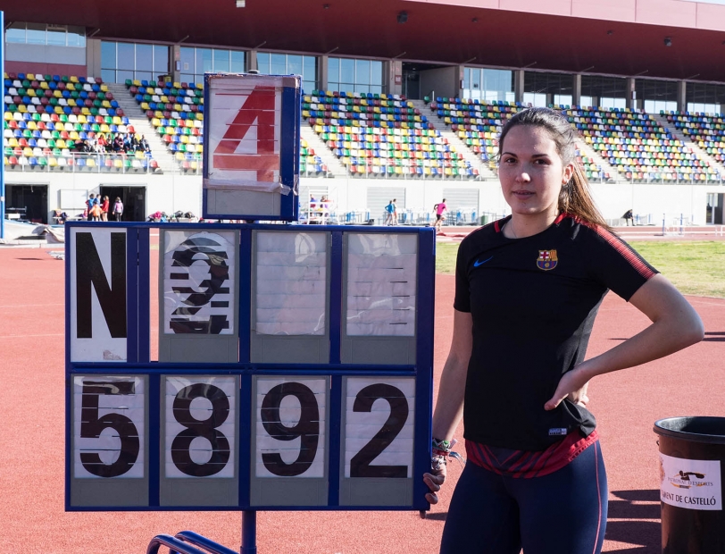 La lanzadora Gema Martí consigue el récord autonómico de categoría Sub20