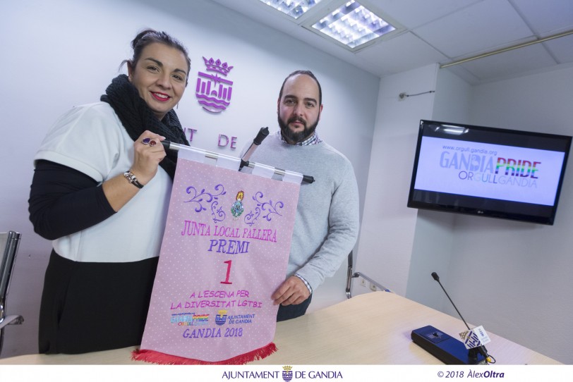 Llega el banderín LGTBI a la próxima edición de las fallas de Gandia