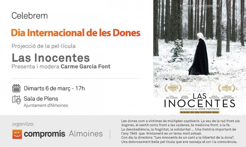 Proyección especial por el Día Internacional de la Mujer en Almoines