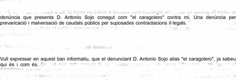 Dos mil euros y una condena para reparar el honor de Antonio el Caragolero