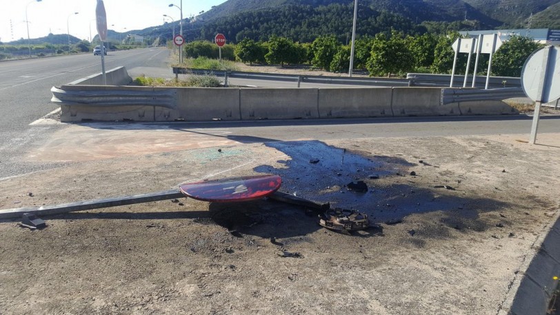 El alcalde de Xeresa denuncia un accidente por la inacción del Gobierno