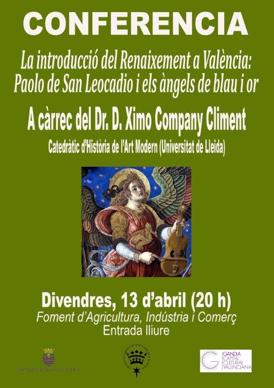 Conferencia de Ximo Company en Fomento de Gandia