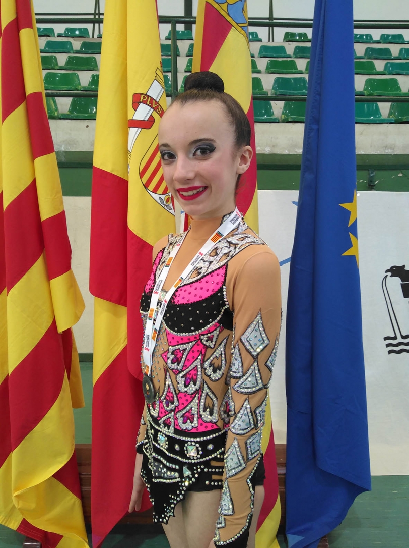 Durne Pellicer, subcampeona en Gimnasia Rítmica en los Jocs Esportius