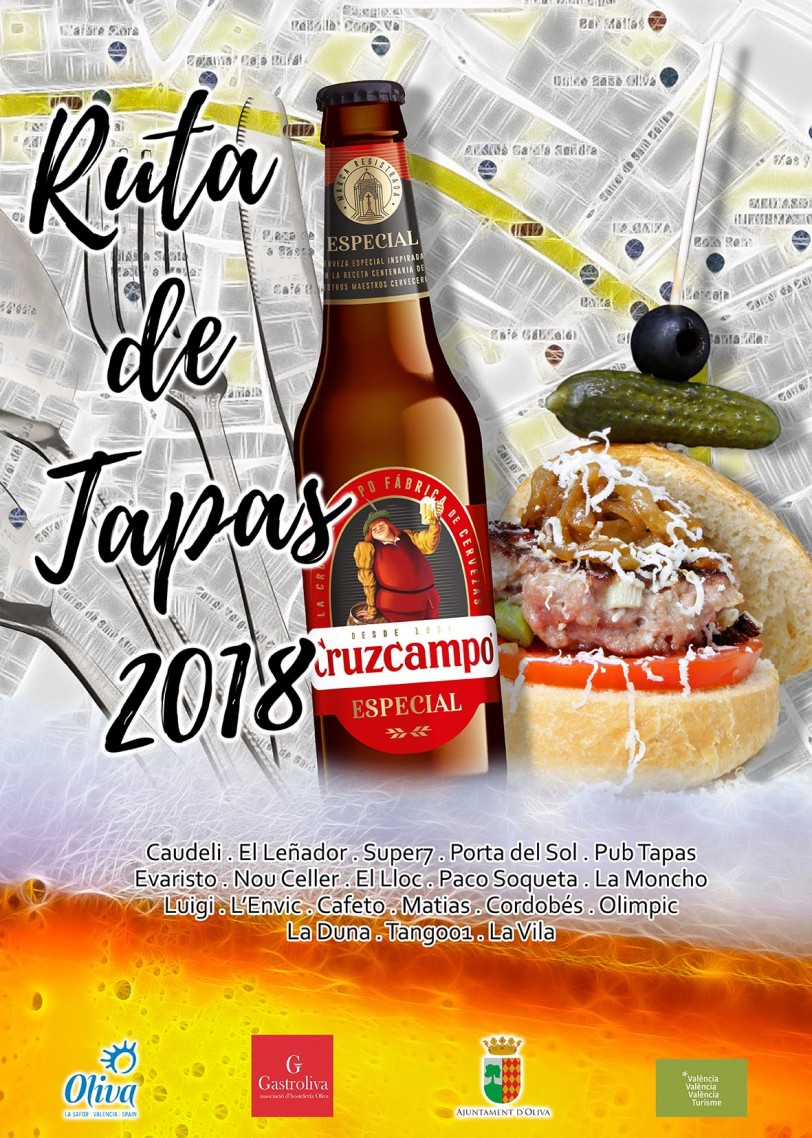Oliva estrena nueva ruta gastronómica por 19 locales con tapas gourmet