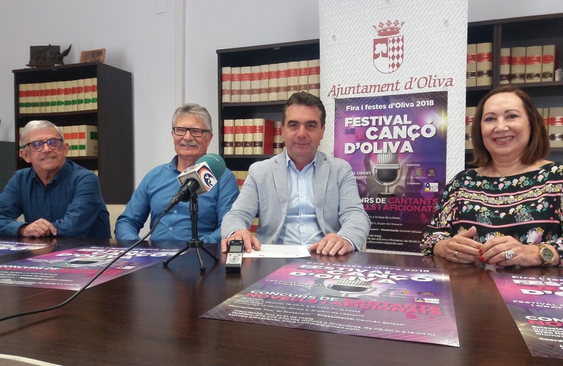 Oliva presenta el Festival de la Canción dentro de la Feria y Fiestas 2018