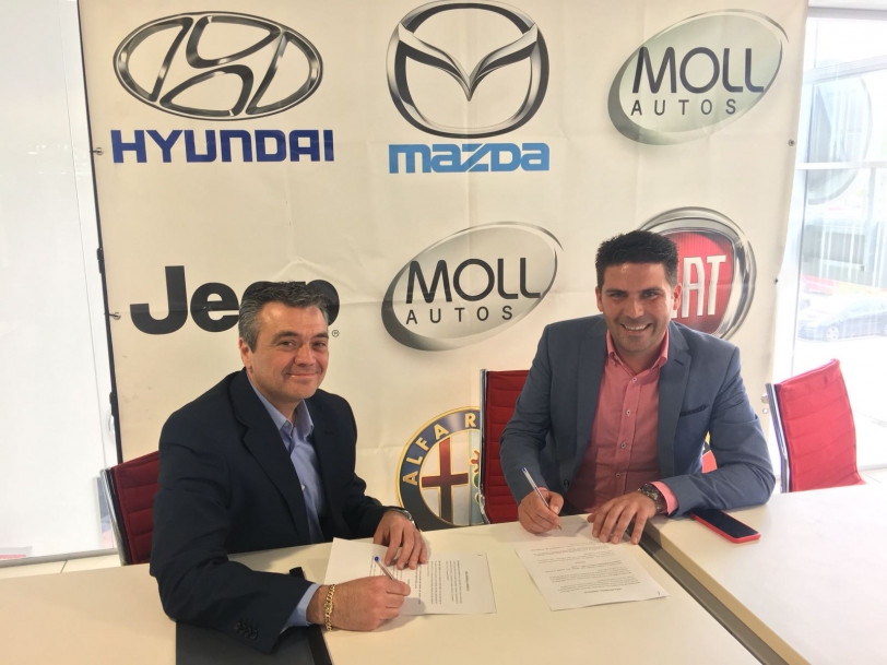 Moll Autos cierra un importante acuerdo de patrocinio con el Daimús CF