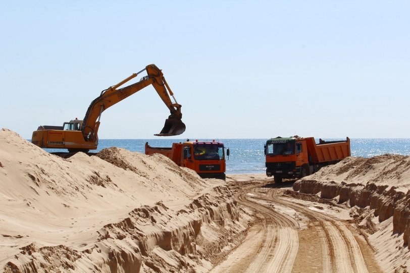 Costas extraerá arena de la zona norte de Xeraco para minimizar el impacto