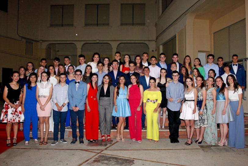 Graduación de los alumnos de cuarto de ESO del colegio Carmelites de Gandia