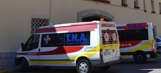 Casi el 90% de seguimiento en la huelga de ambulancias en la Safor