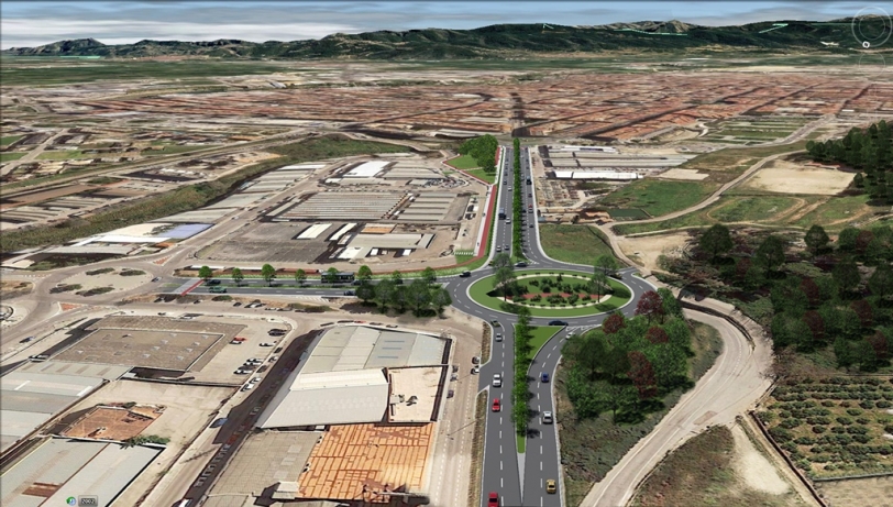 Mañana se inician las obras de construcción de la nueva rotonda del Polígono