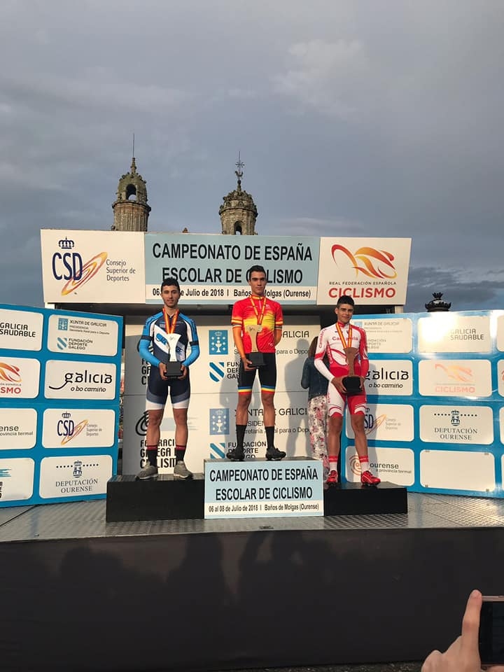 Juan Ayuso se proclama en Baños de Molga Campeón de España de CRI
