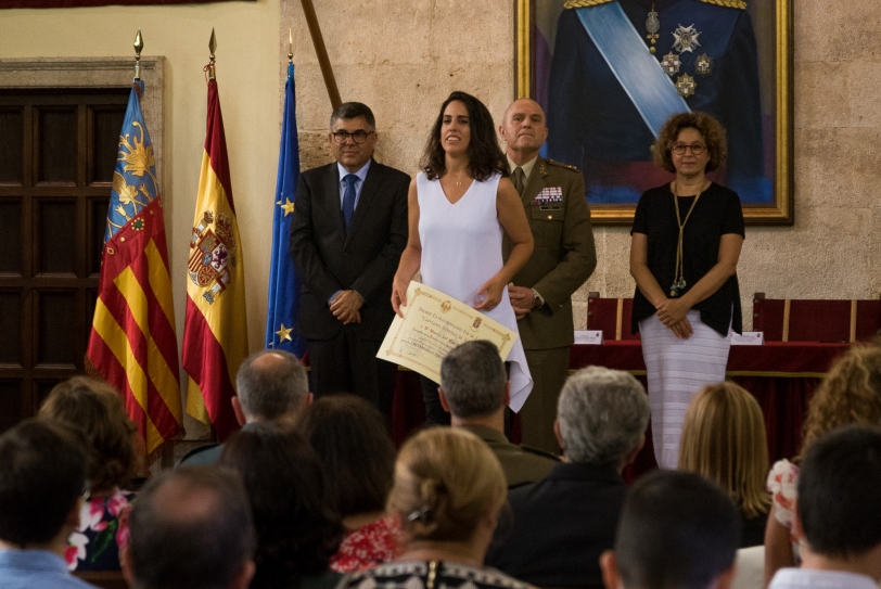 Una estudiante del Campus, premio extraordianrio Capitanía General de Valenc