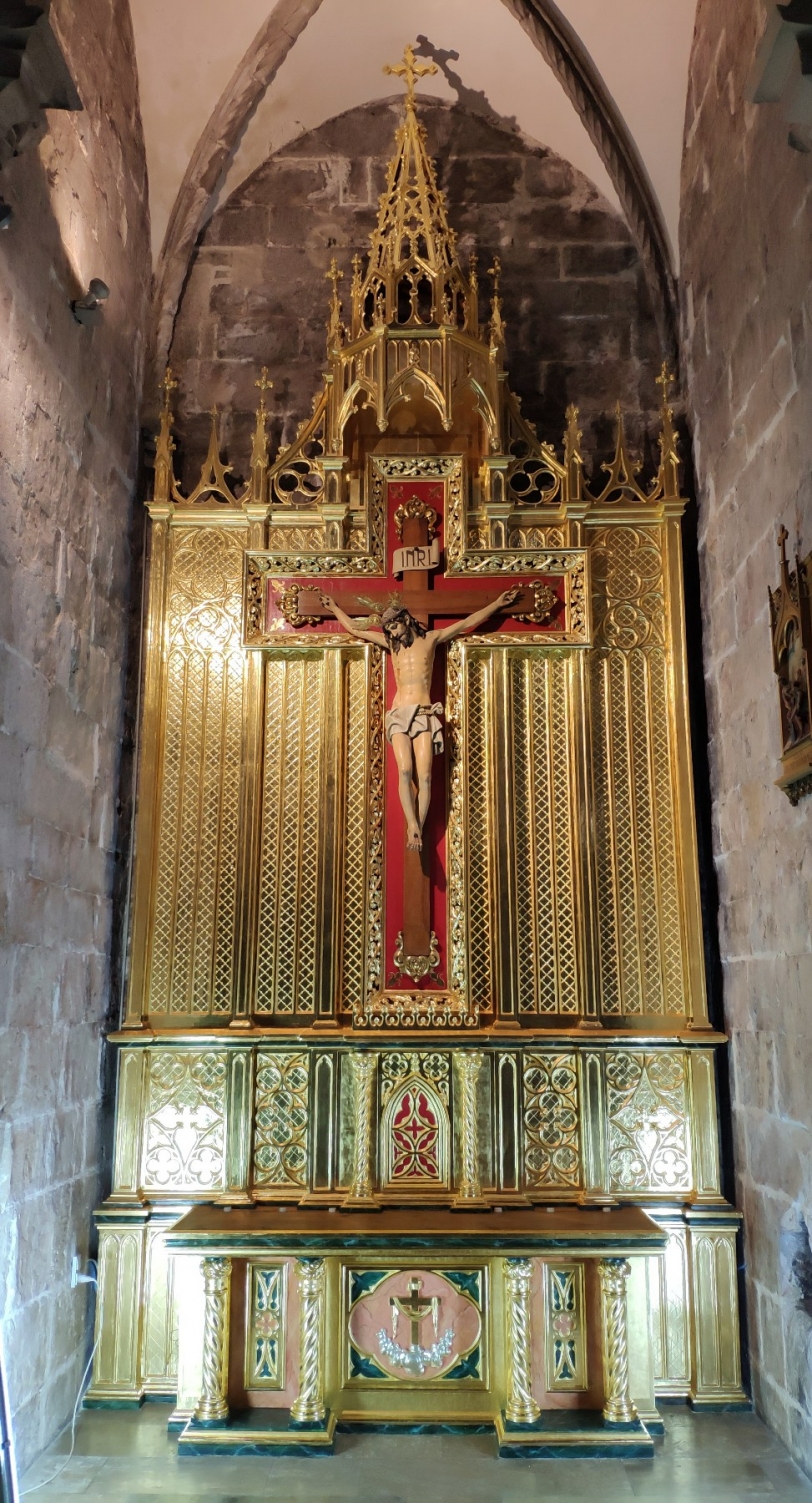El sábado se bendice la restauración del retablo del Cristo del Amparo