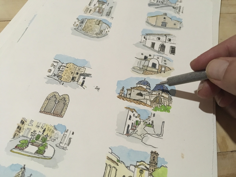 Oliva Turismo prepara un callejero ilustrado por el artista Bernat Moreno