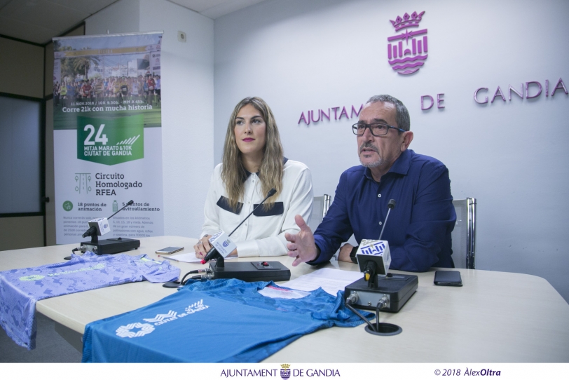 Gandia presenta la 24ª edición de la Media Maratón y 10 k por toda la ciudad