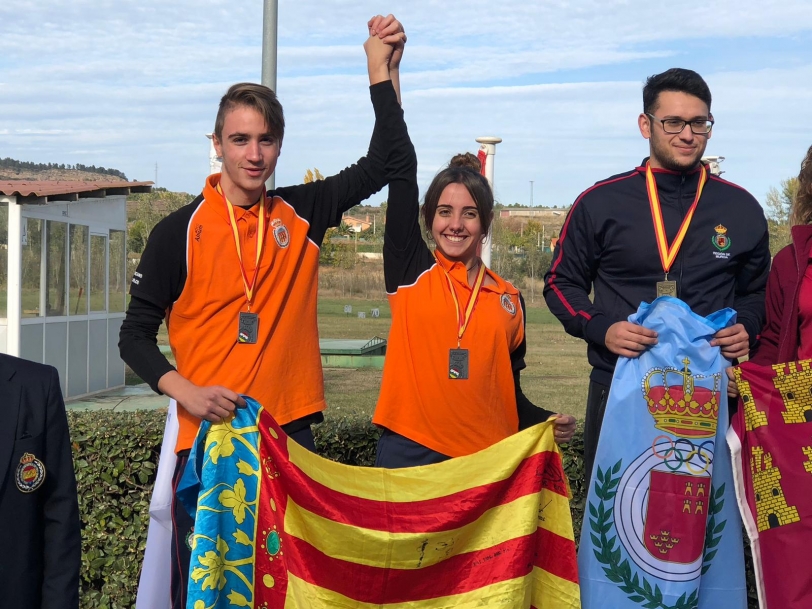 El Club de Tiro Olímpico de Oliva triunfa en la categoría de Pistola de Aire
