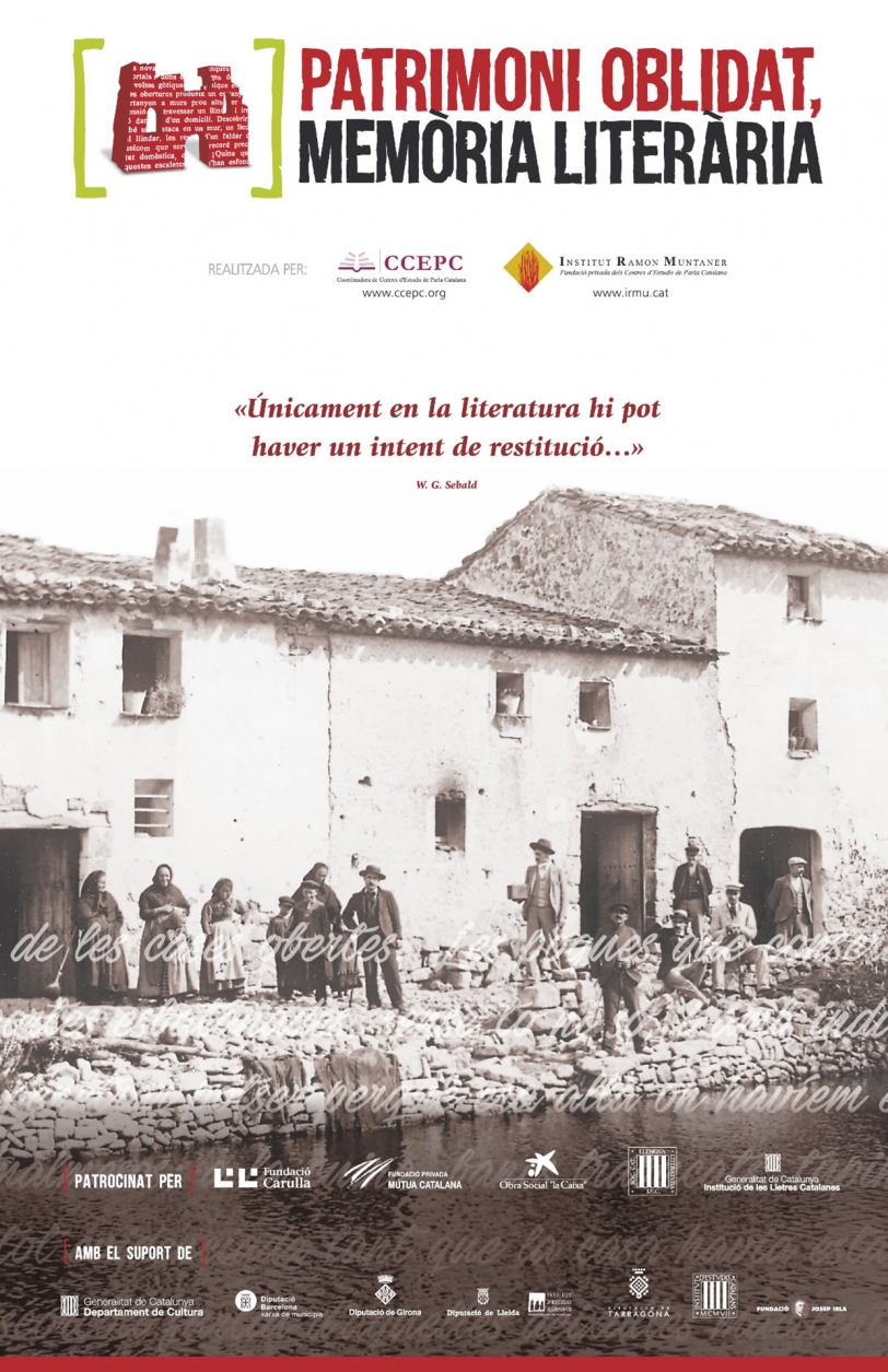 Se inaugura Patrimoni oblidat, memòria literaria, este sábado en Gandia