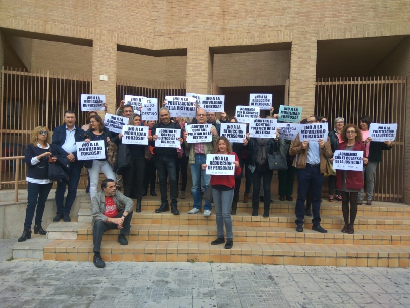 La CSIF realiza concentraciones de trabajadores ante los partidos judiciales