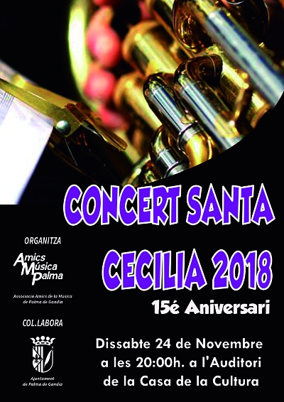 Amigos de la Música de Palma de Gandia festejan a Santa Cecilia