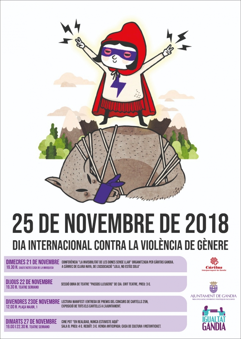 Gandia presenta sus actividades en contra de la violencia de género