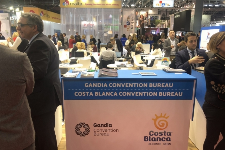 Gandia asiste en Barcelona a la feria de Congresos más importante de Europa