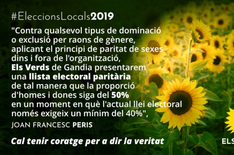 Els Verds abren el proceso de primarias para las elecciones locales 