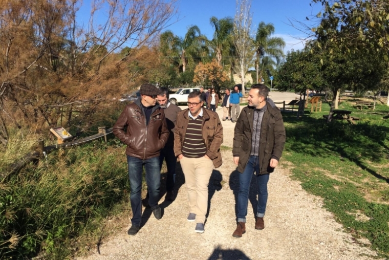 La Confederación Hidrográfica del Jucar visita el Vaca para tomar medidas