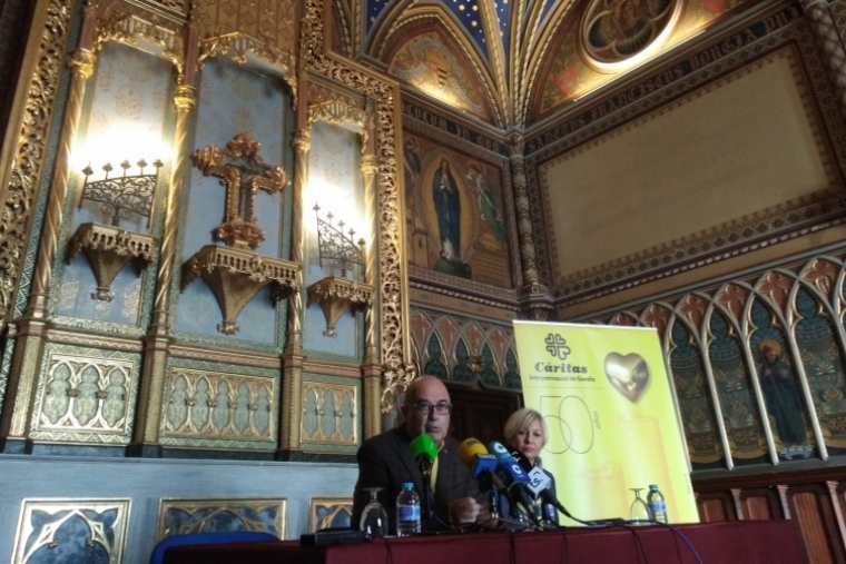Cáritas Gandia celebra su 50 aniversario con actos conmemorativos 