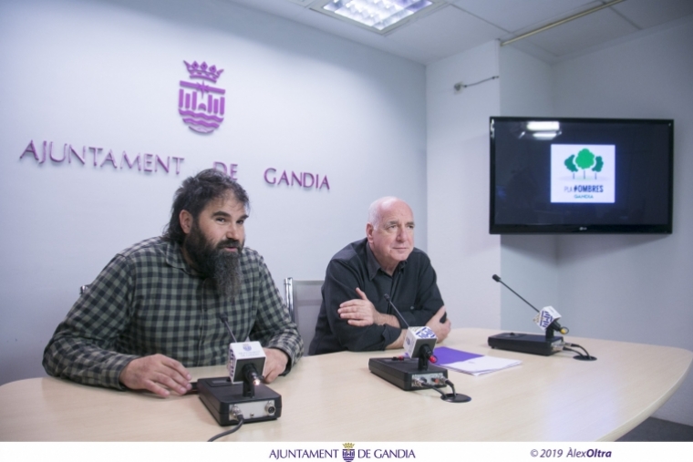 El Ayuntamiento de Gandia colocará un pequeño bosque en la Plaza de Espanya