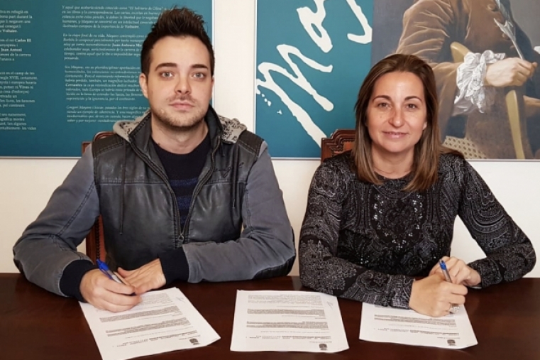 Cultura y l'Artístico Musical de Oliva firman el convenio colaborativo
