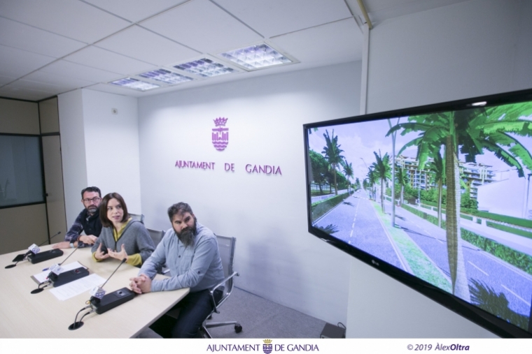 En 2020 finalizará el proyecto del bulevard de la playa de Gandia