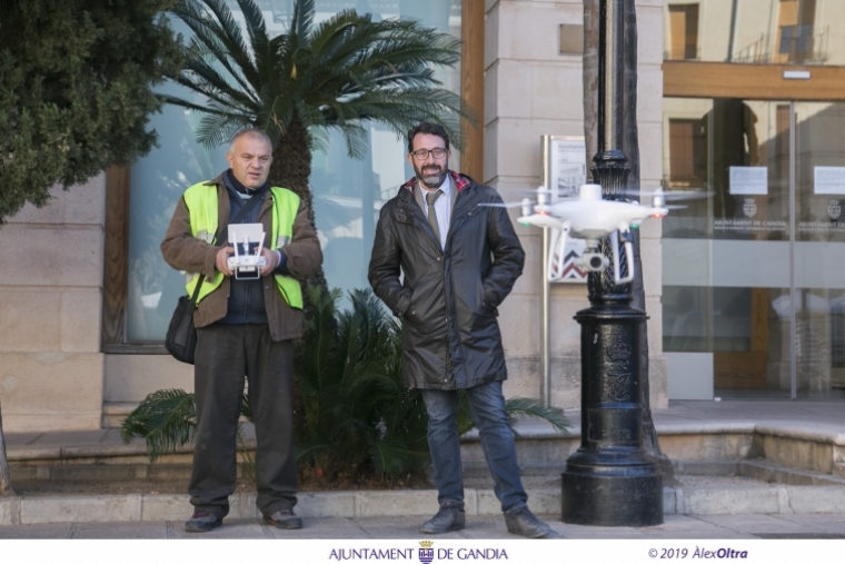 La multa para el dron municipal de Gandia y su elevado precio, en las redes