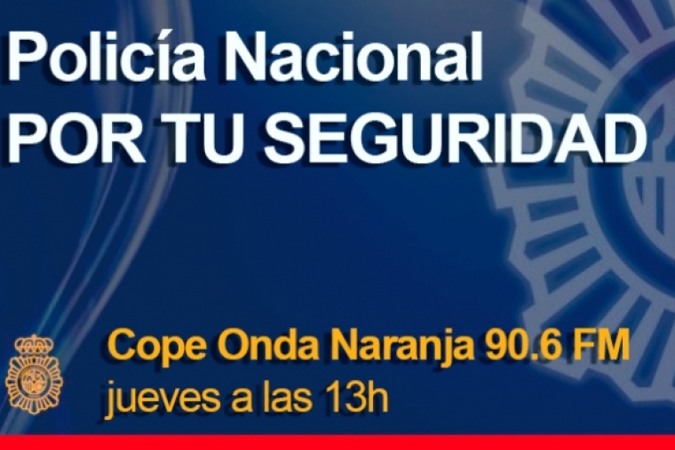 Por tu seguridad... Policía Nacional, nuevo programa los jueves a las 13 hrs